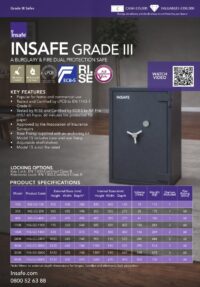 Insafe Grade III spec sheet