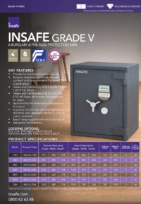 Insafe Grade V spec sheet