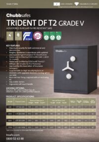 Trident DF T2 Grade V spec sheet