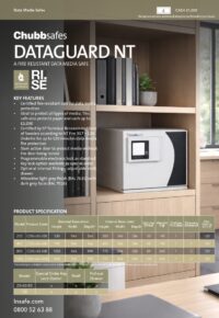 Chubbsafes Dataguard NT spec sheet