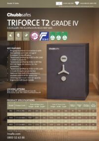 Chubbsafes Triforce Grade IV spec sheet