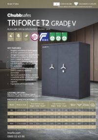 Chubbsafes Triforce Grade V spec sheet