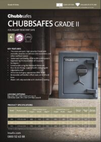 Chubbsafes Grade II spec sheet