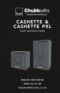 Cashette & Cashette PXL User Instructions Read Only