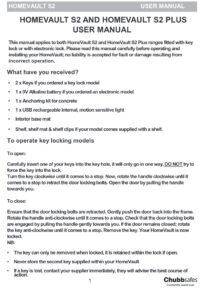 HomeVault User Manual V1.3