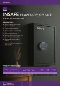Insafe Heavy Duty Key Safe Spec Sheet